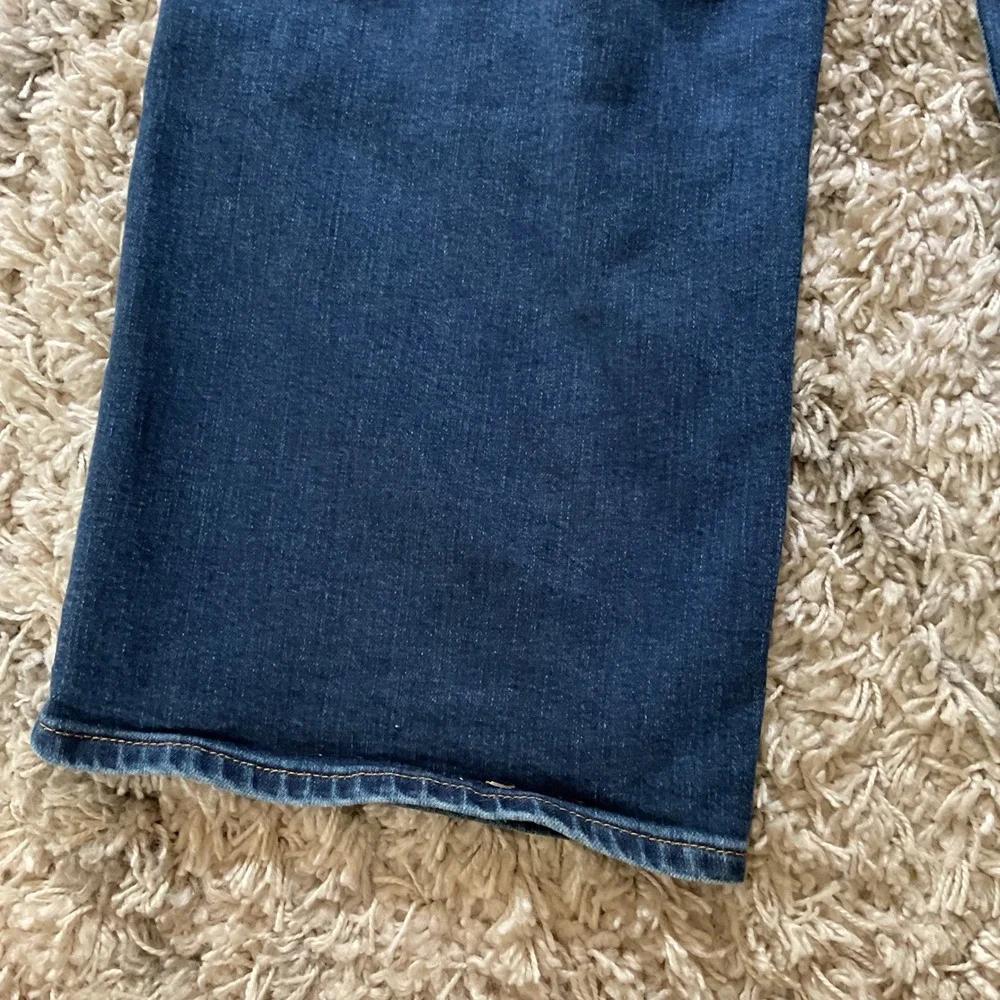 Levis High Rise Wide‎ Leg Jeans Dark Wash Blue Denim Size 31 1519